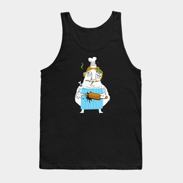 Master Chef Zombie Tank Top by Jumpy